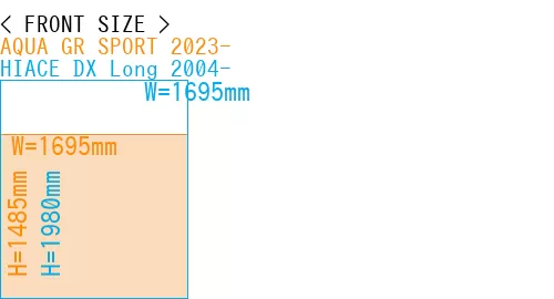 #AQUA GR SPORT 2023- + HIACE DX Long 2004-